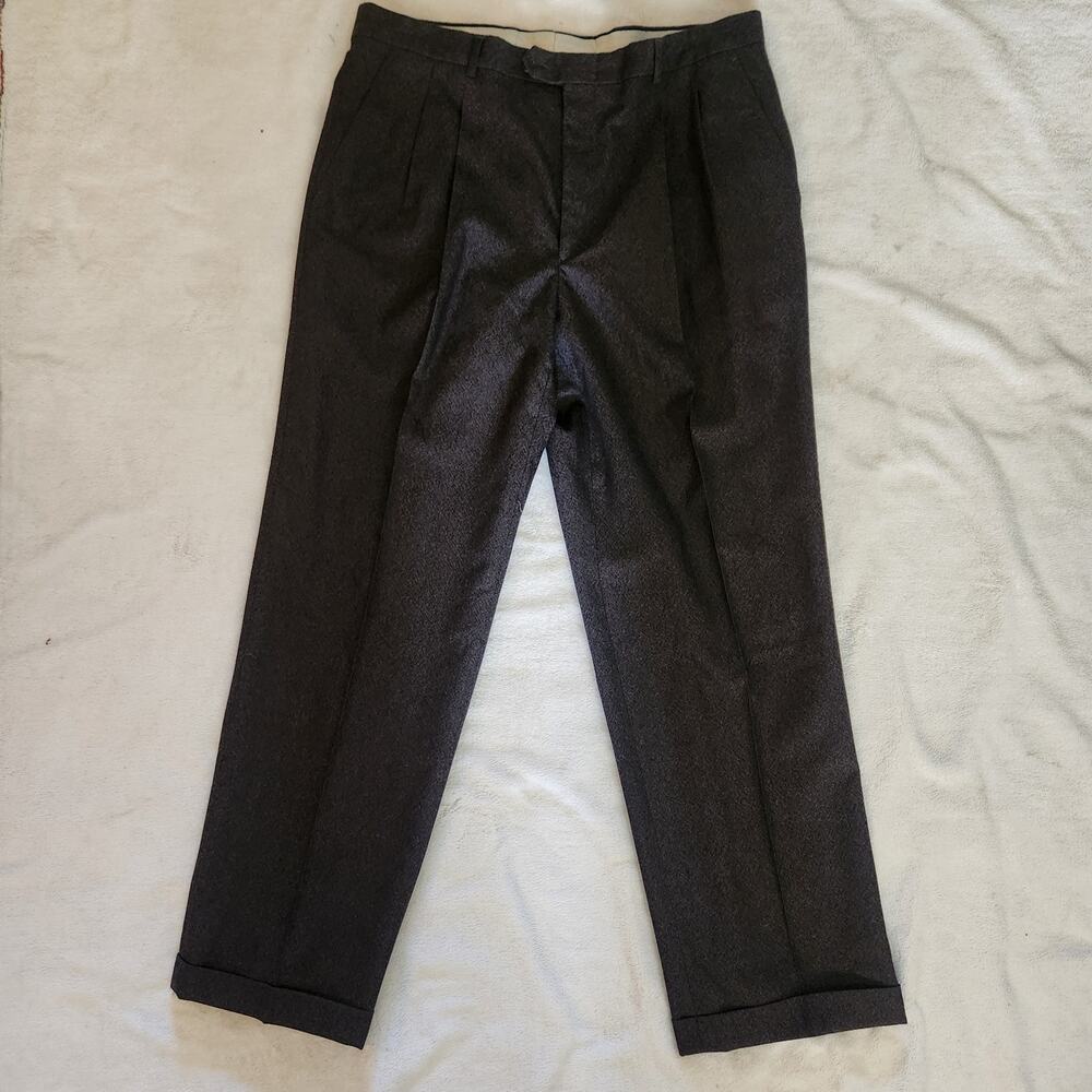 Men's Zignone slacks. 100% wool, made in Italy